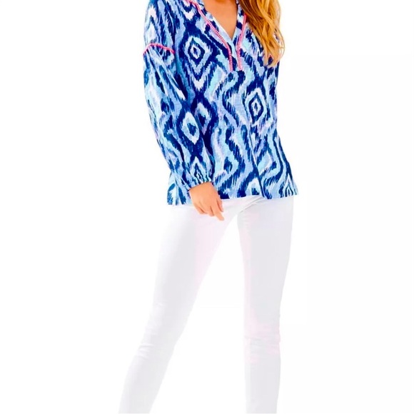 EUC Lilly Pulitzer Kalissa Cotton Knit Tunic Skipped A Beach L - Picture 15 of 15